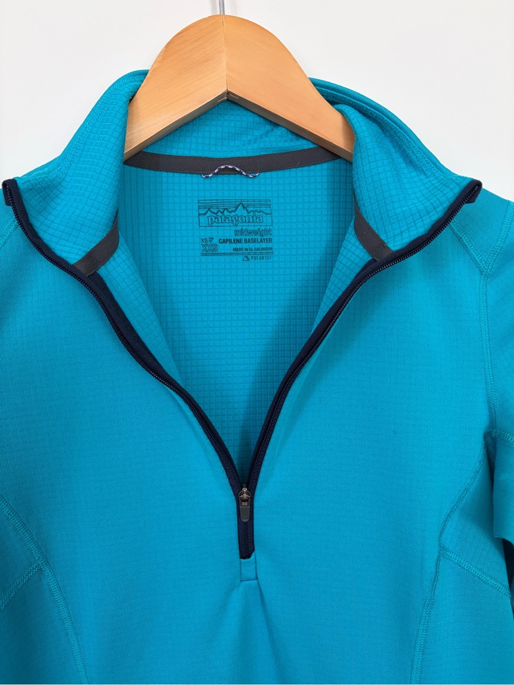 Patagonia Women’s Turquoise Ski & Snow Half-Zip Jacket